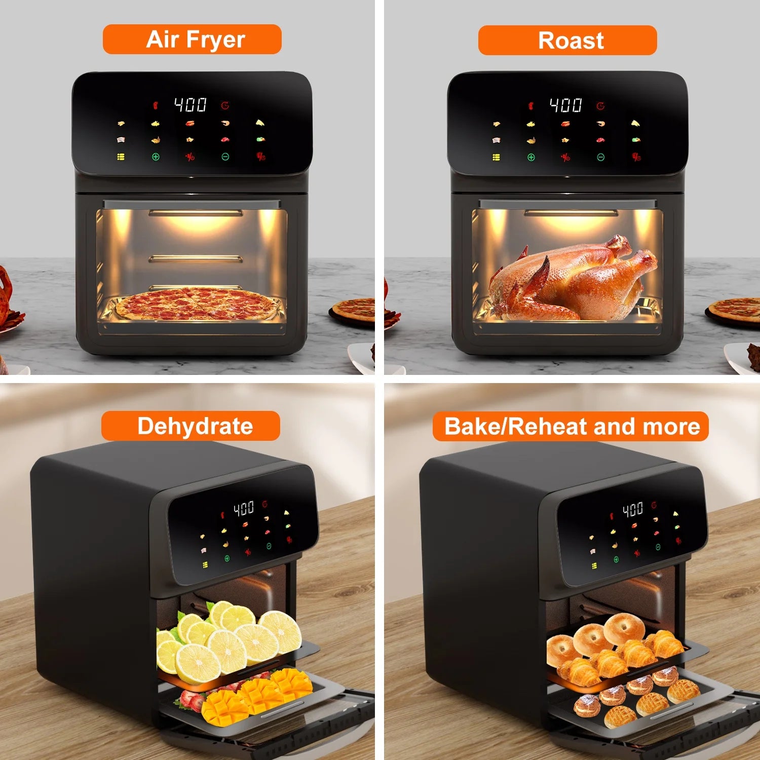 10-In-1 Multi Function and Touchscreen Air Fryer - homecomforts1