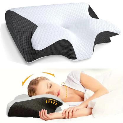 Butterfly Sleep Memory Neck Pillow - homecomforts1