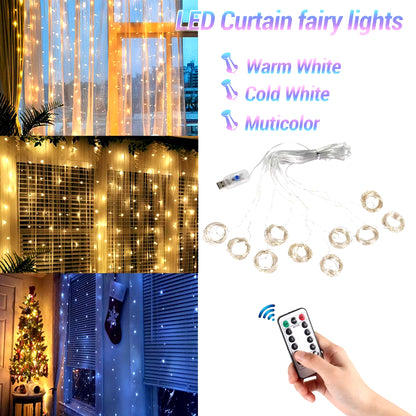 USB fairy lights for Curtains! - homecomforts1