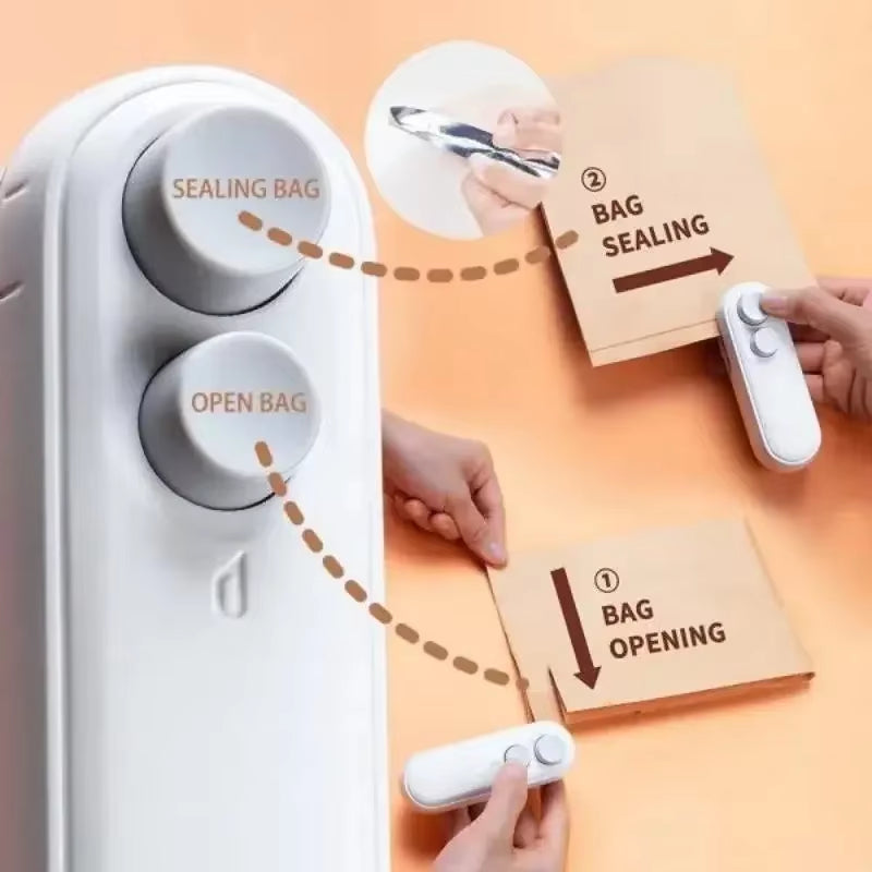 2 in 1 Portable Mini Heat Sealer - homecomforts1
