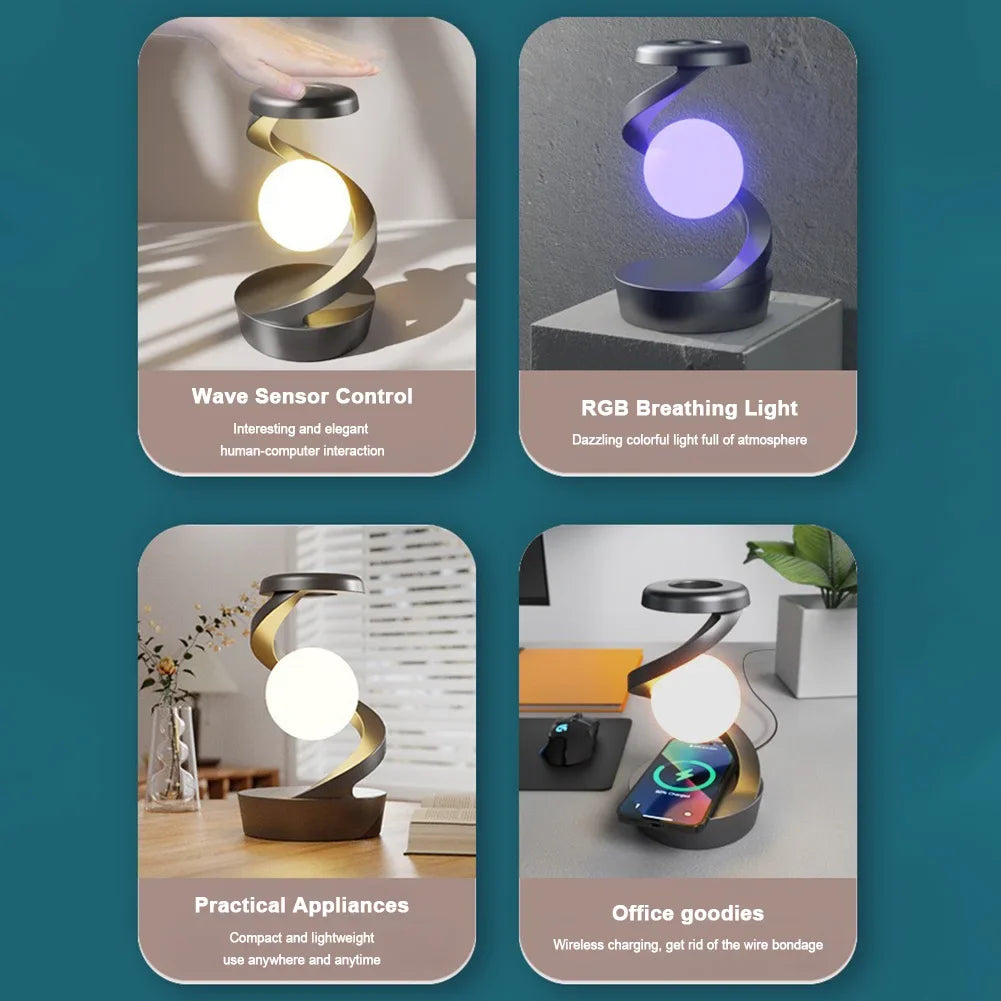 Wireless Floating Moon Lamp Phone Charger! - homecomforts1