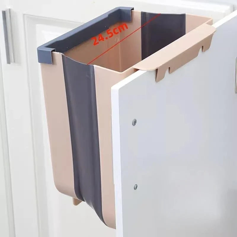 Portable hanging bin with a bag holder - homecomforts1