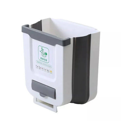 Portable hanging bin with a bag holder - homecomforts1