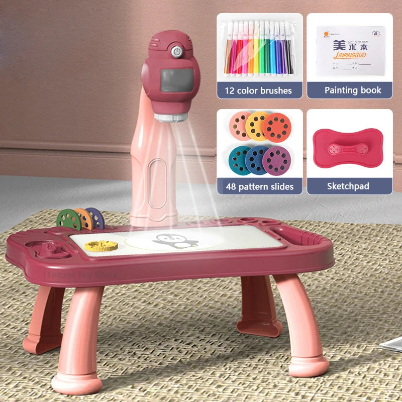 Kids Smart Drawing Projector With table! - homecomforts1