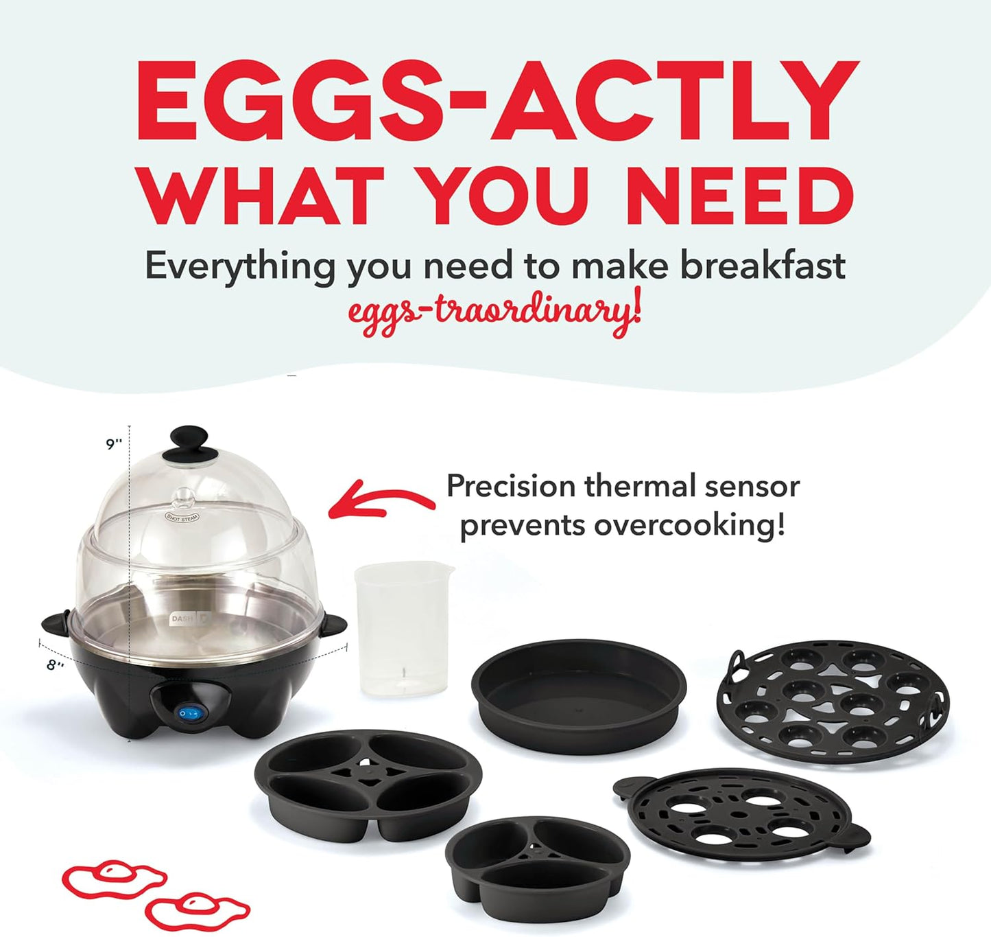 Deluxe Electric Rapid Egg Cooker - homecomforts1