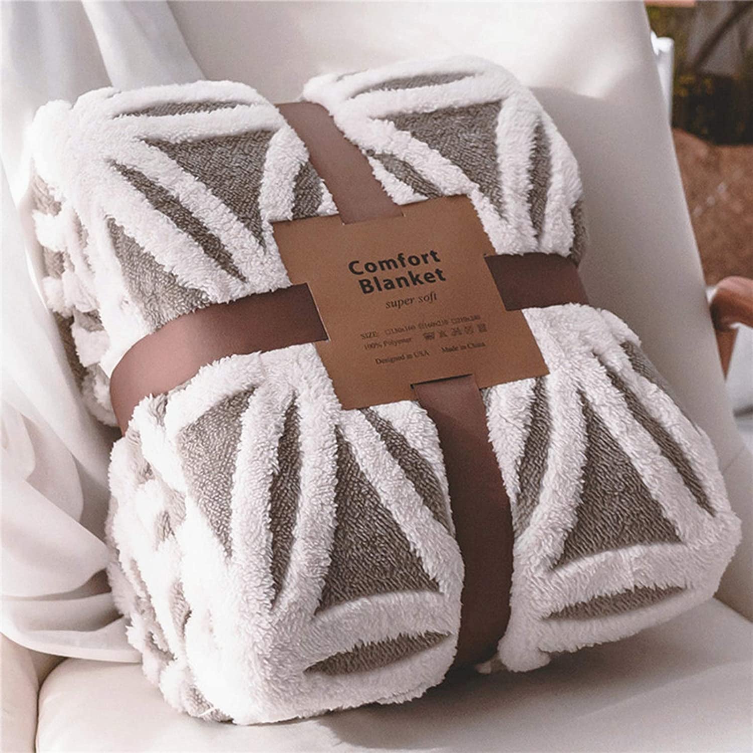 Sherpa Fleece Blanket - homecomforts1