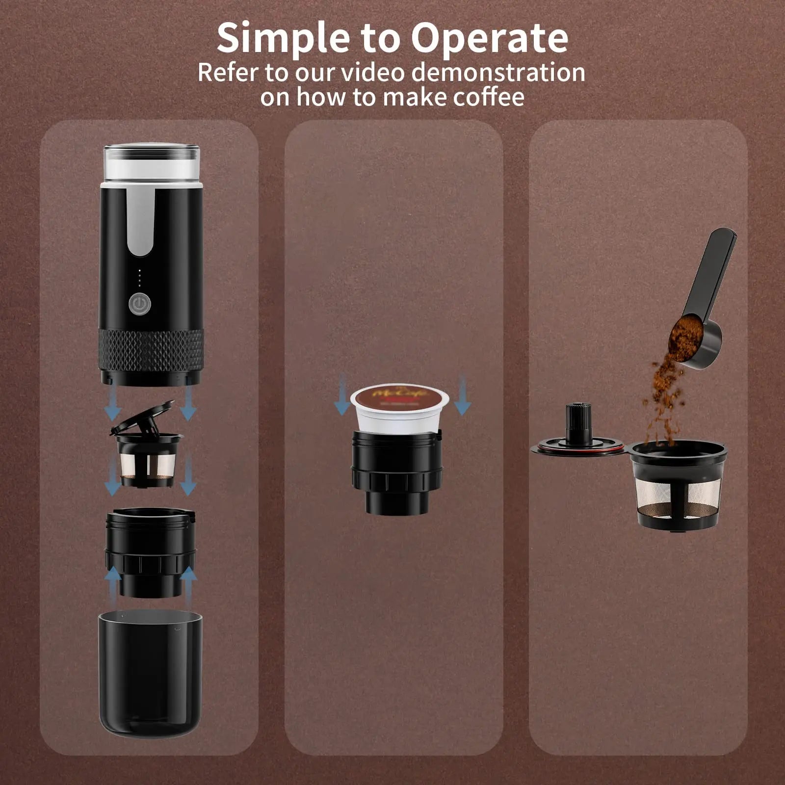 New Portable Coffee Machine - homecomforts1