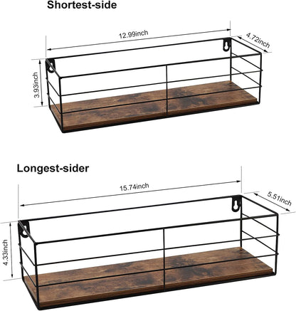 Floating Shelf Mounted Set of 2 - homecomforts1